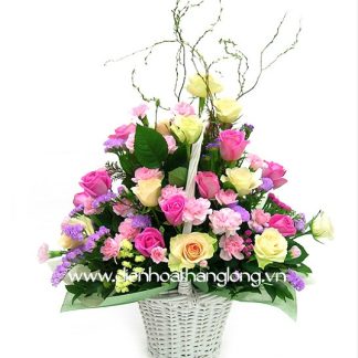 Hoa Giỏ Lẵng 006