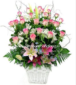 Hoa Giỏ Lẵng 008
