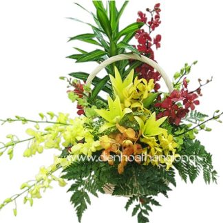 Hoa Giỏ Lẵng 042